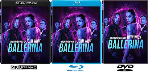 Ballerina - From the World of John Wick [4K UHD & Blu-ray Standard & Blu-ray & DVD]