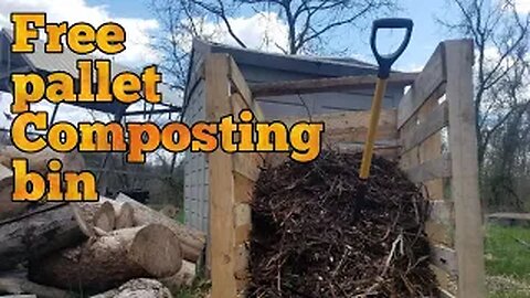 Free Pallet Composting Bin