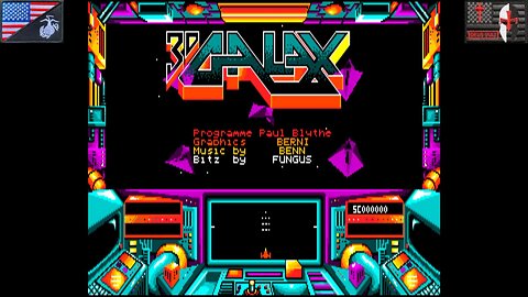 3D Galax (Commodore Amiga 500 - Attract Mode) [EU Only]