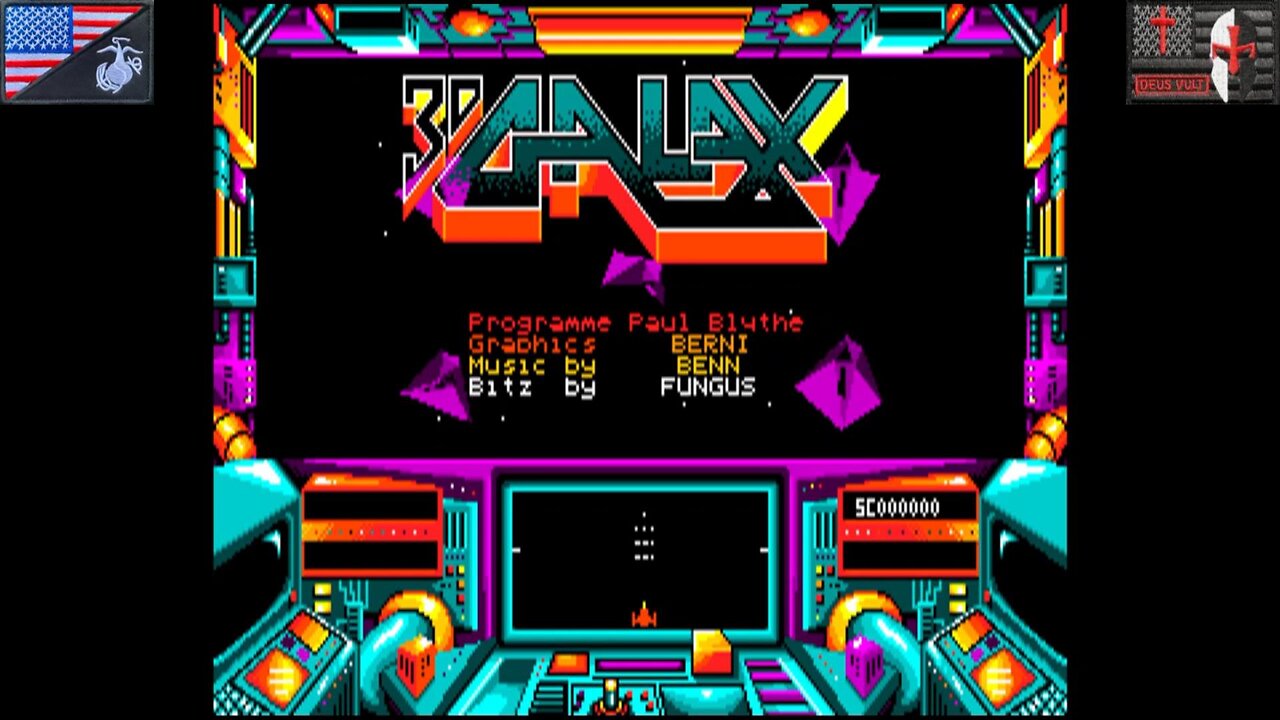3D Galax (Commodore Amiga 500 - Attract Mode) [EU Only]