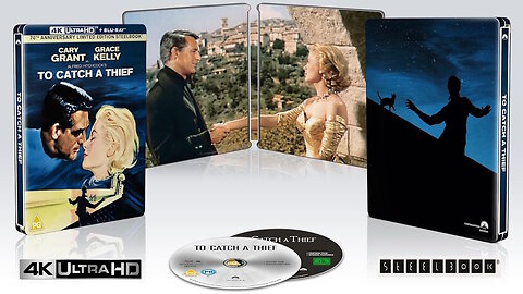 To Catch a Thief [4K UHD SteelBook Limited Edition] Directed by Alfred Hitchcock