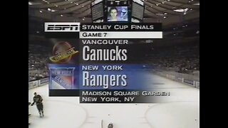 1994 Stanley Cup Finals - Game 7 "The Vancouver Canucks at The New York Rangers"