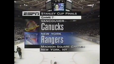 1994 Stanley Cup Finals - "The Vancouver Canucks at The New York Rangers"