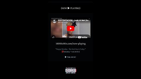 NOW ▶️ PLAYING #xxxtentaccion