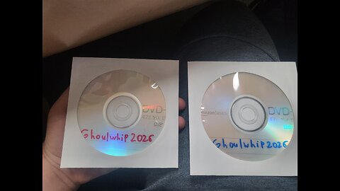 I burned my Twitch streams on DVD-Rs