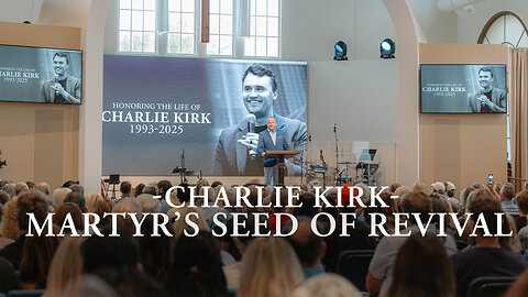 Charlie Kirk: Martyr's Seed Of Revival | Joshua 1:1-3 | Pastor Rob McCoy