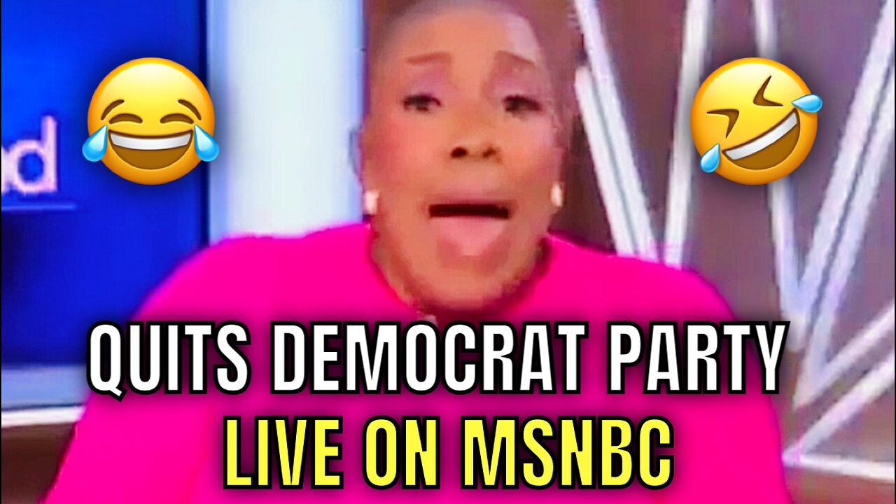 MSNBC panel left SPEECHLESS as host Symone Sanders QUITS the Democratic Party LIVE ON AIR!