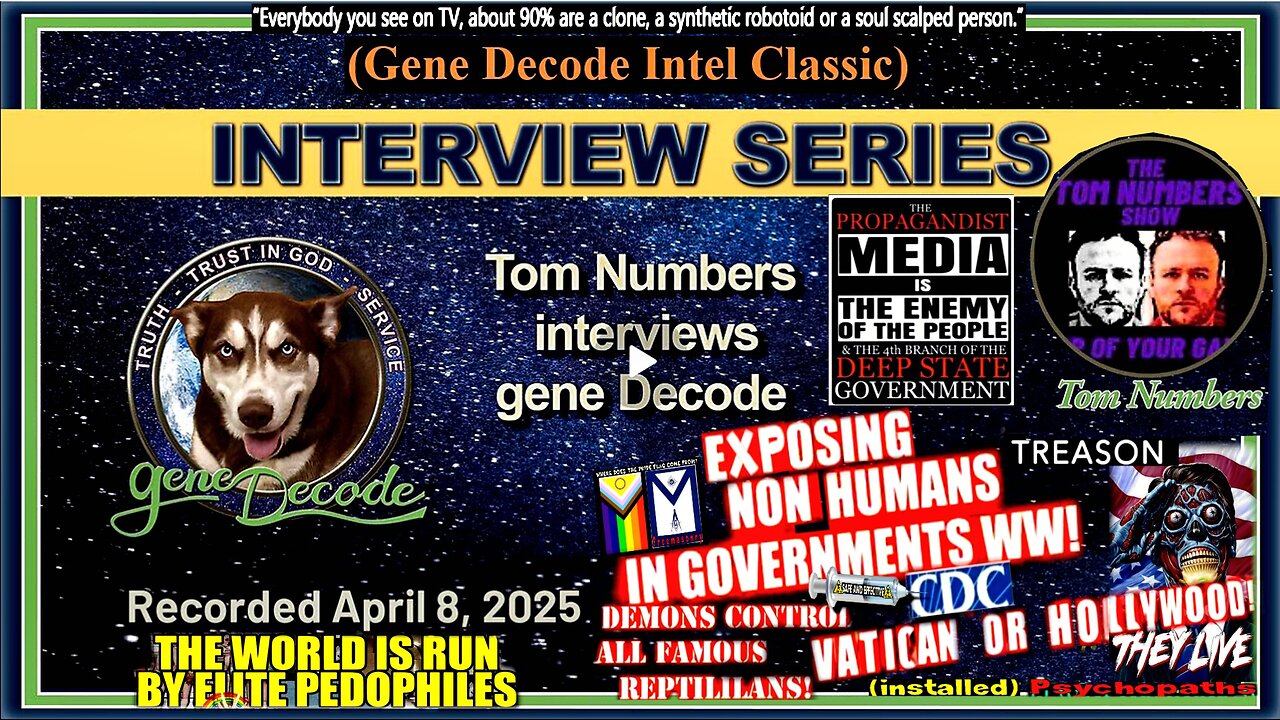 2025-04-08: Tom Numbers - Psych Club interview with gene Decode (compilation version)