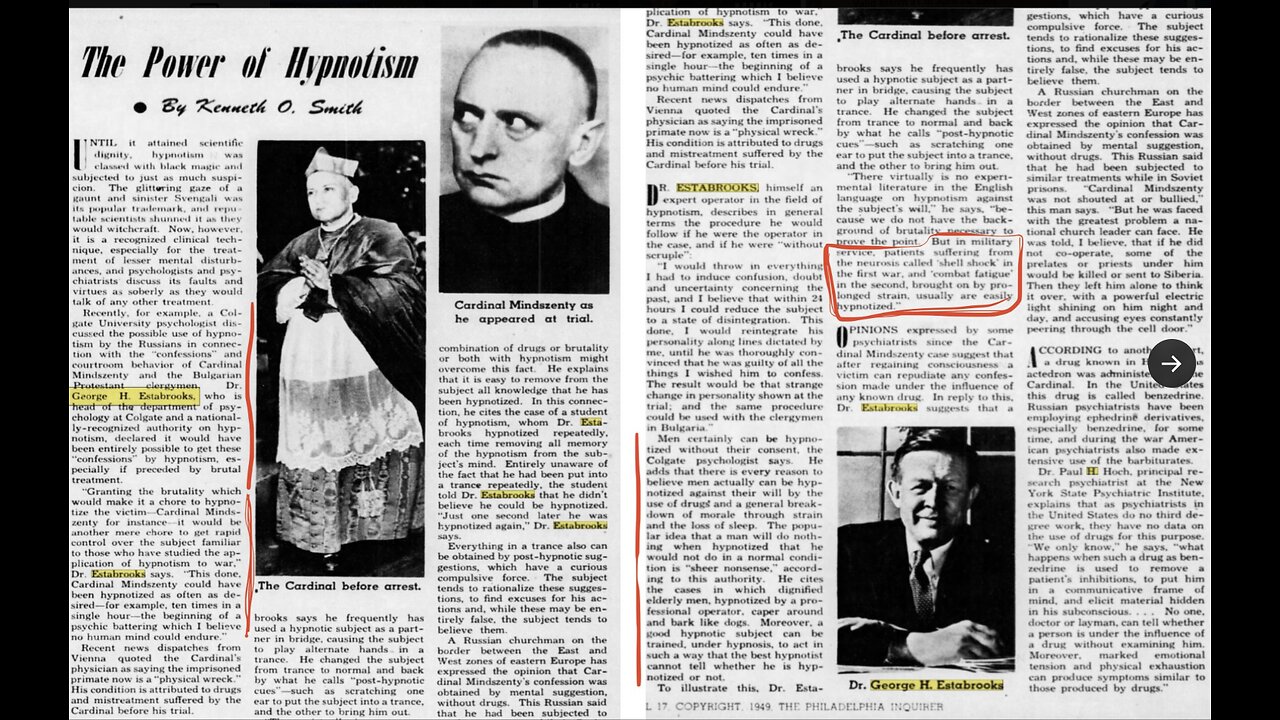 The Manchurian Candidate: From Fiction to Fact, Part VII, with Sean and Hans.