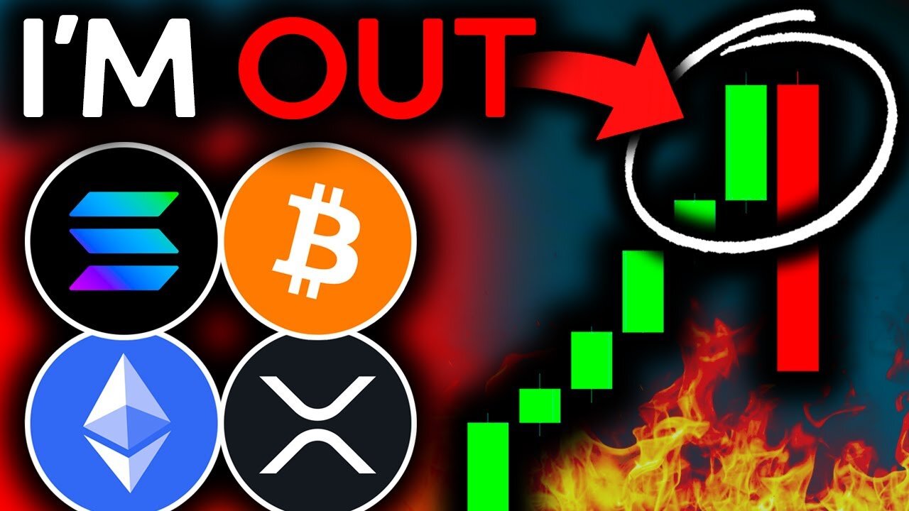 BITCOIN & ALTCOIN WARNING I'M 100% OUT!!!! - Bitcoin News Today, Ethereum, Solana, XRP & Chainlink