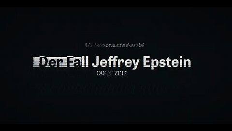 ⚠️ Die dunkle Wahrheit über Jeffrey Epstein!