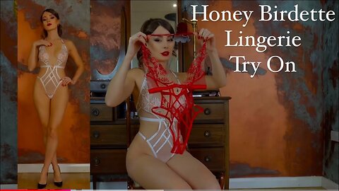 Lingerie Girls Anna | It’s all about lines! Honey Birdette Lingerie Try On Haul 4K