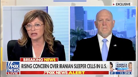 Border Czar Tom Homan on Increasing Concern Over Iranian Sleeper Cells in the U.S.