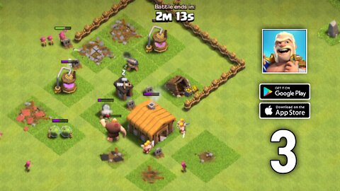 Clash Of Clans Gameplay - Walkthrough Part 3 (iOS, Android) I COC