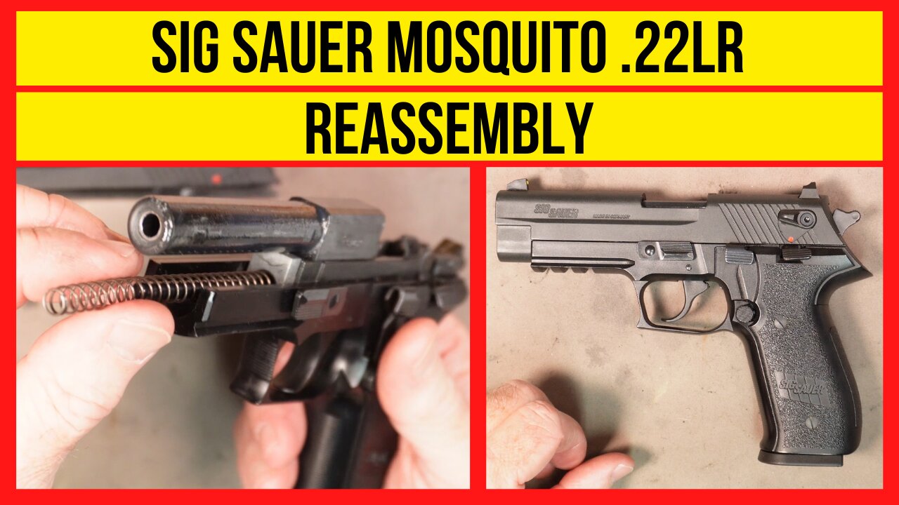 SIG SAUER Mosquito Reassembly After Cleaning