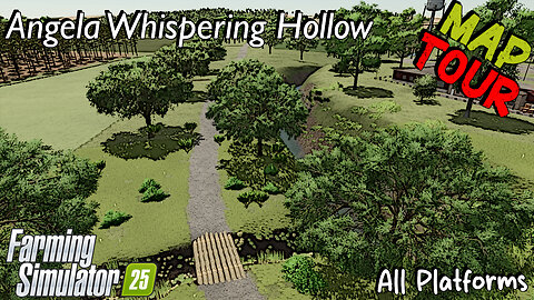 Map Tour | Angela Whispering Hollow | Farming Simulator 25