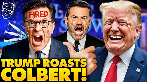 Trump TORCHES Stephen Colbert After FIRING From Late Show, Announces Dark News About Jimmy Kimmel...