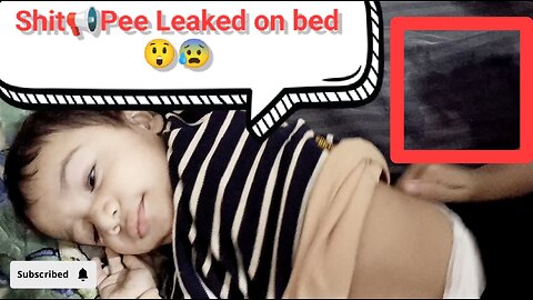 Pee on Bed Leaked😱😱😱