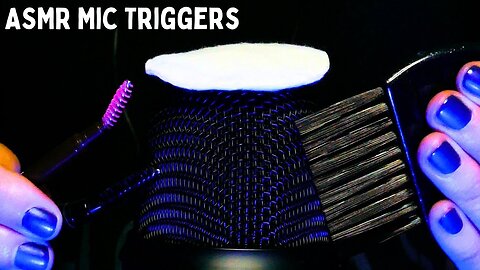 ASMR 5 Mic Triggers with the Blue Yeti 🎙️ (no talking, brushing, scratching)