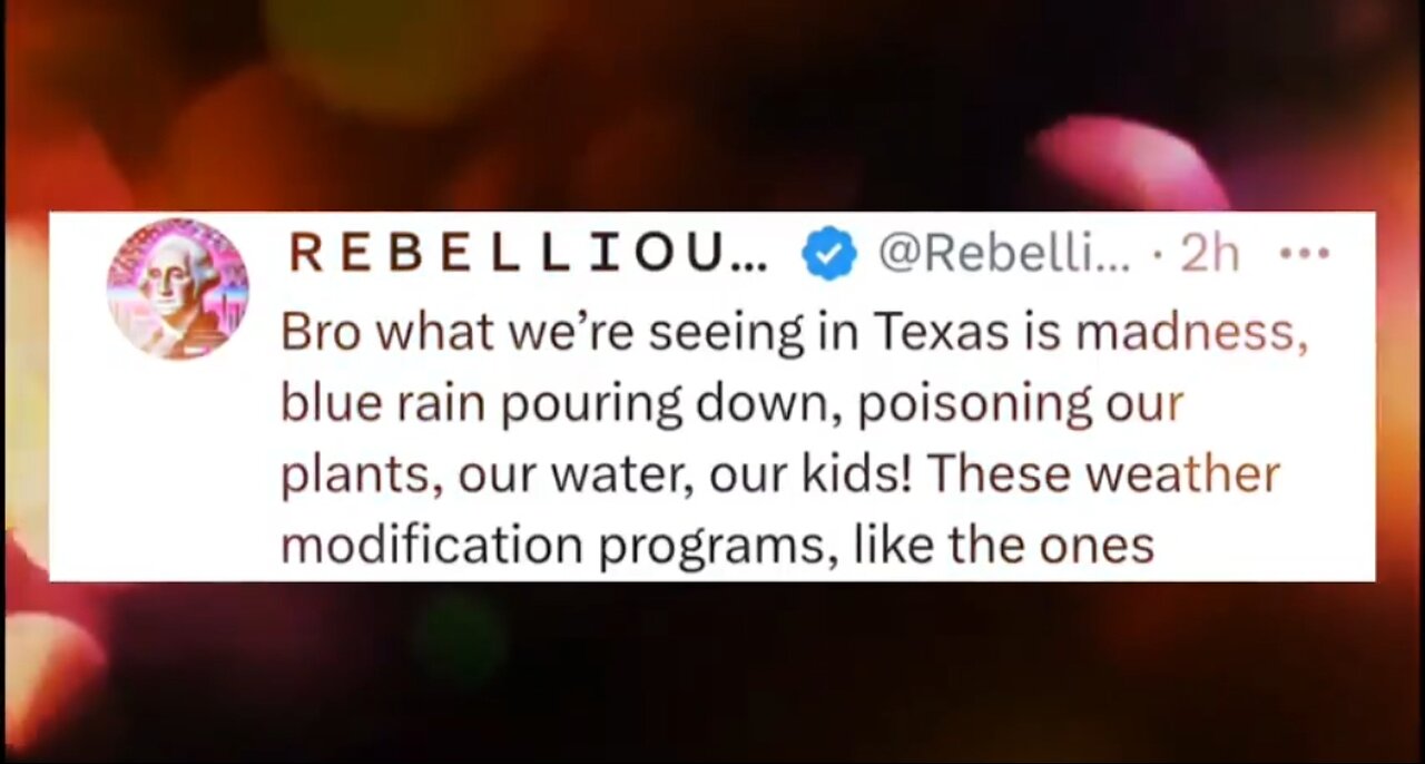 THIS WAS INSIDE THE BLUE RAIN & WHAT’S COMING MIGHT BE WORSE. ☠️