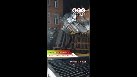 #Russia #KemerovoRegion #AnzheroSudzhensk #windstorm #naturaldisasters #weather #climate #destructi