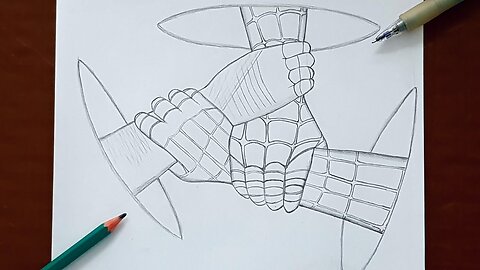 How To Draw Spider-Man No Way Home ｜ spider man from different worlds holding hands ： Sketchv