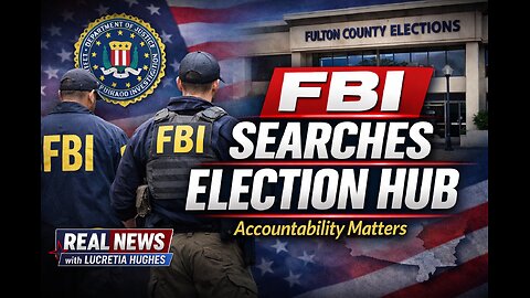 Fulton County Elections Raided And More... Real News with Lucretia Hughes.
