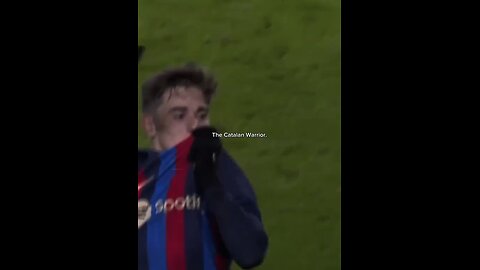 Gavi is a Barcelona warrior ❤️💙