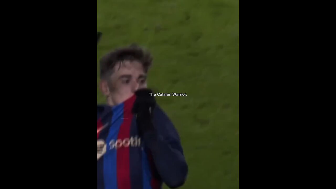 Gavi is a Barcelona warrior ❤️💙
