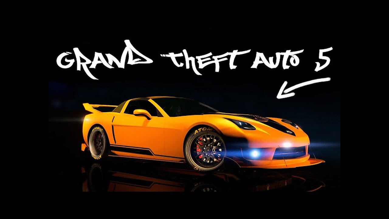 GTAV ONLINE. Mi Corvette C5 Muscle car. Carrera libre.
