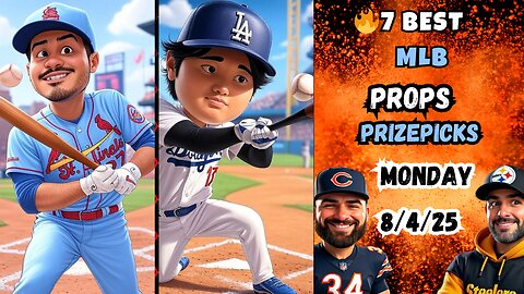 🔥7 HOT MONDAY PRIZEPICKS MLB PROPS TODAY | ⚾️ MLB PICKS TODAY 8/4