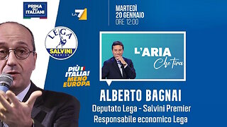 🔴 Interventi dell'On. Alberto Bagnai ospite a "L'aria che tira" del 20.01.2026