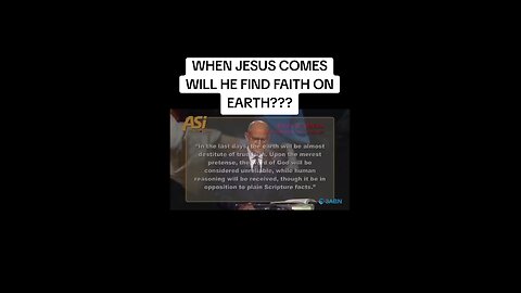 Faith in the Bible!