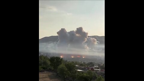 Footage of the aftermath of Israel’s airstrikes on Tabriz, Iran.