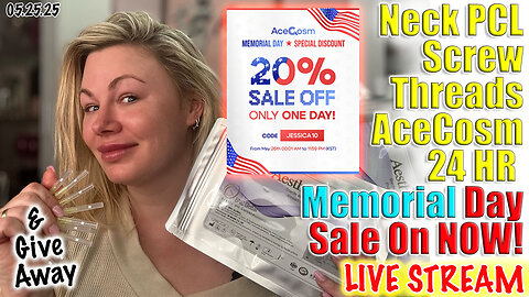 Live Neck PCL Screw threads, Acecosm sale on NOW! Code Jessica10 saves you MONEY!