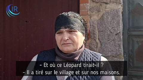 Les soldats ukrainiens ont utilisé un char Léopard pour détruire le village de Dalneïe