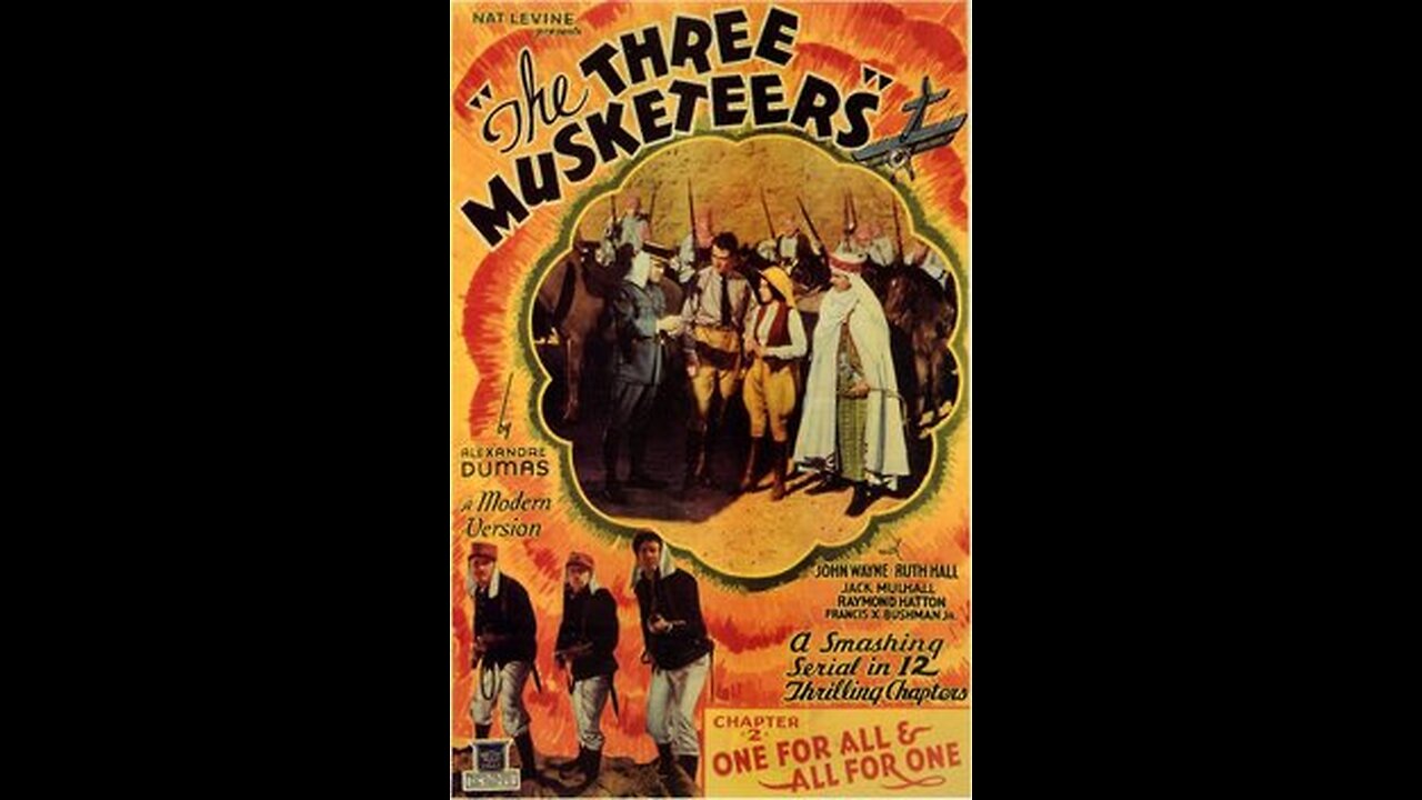 The Three Musketeers 1933 Cinema Serial - Ep.06 Death's Marathon