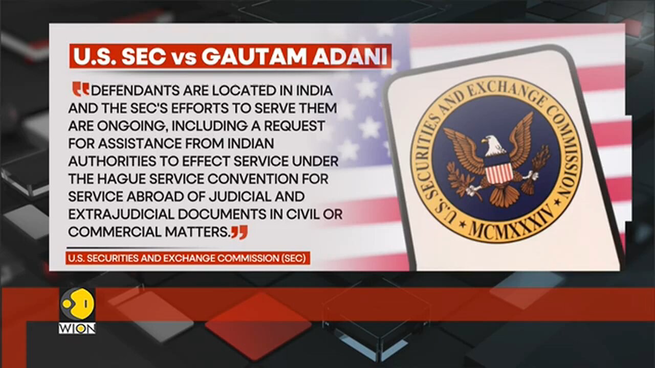 US_SEC__Yet_To_Serve_Summons_To_Gautam_Adani___World_Business_Watch___WION
