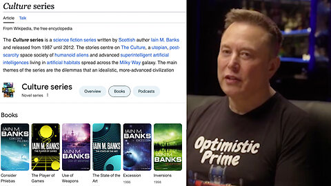 Elon Musk | What Are the Iain Banks Culture Books? "The Iain Banks Culture Books Are the Closest Thing to What the Future Will Be Like...I Don't Think Humans Will Be In Control." - (2/5/26) + Revelation 18:21-23?