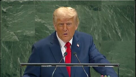 President Trump's address to the 80th session of the United Nations Generally Assembly