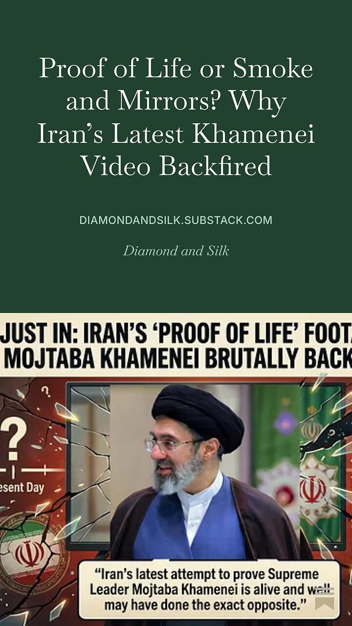 ๐จ Iran's "Proof of Life" Video of Mojtaba Khamenei BRUTALLY Backfires! thumbnail