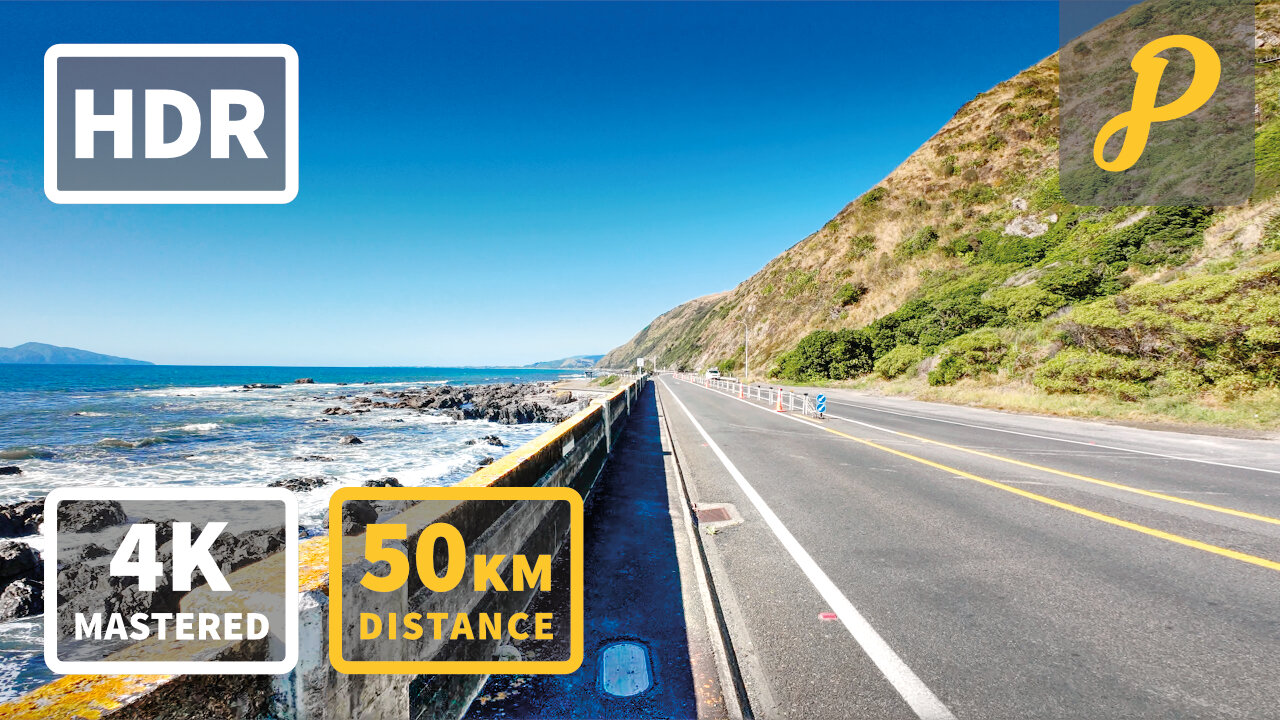 Summer Gravel Cycling Ride 228 - Pauatahanui to Paekakariki - Return | 4K PREVIEW