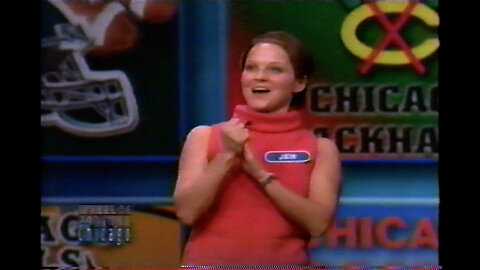 May 20, 2002 - DePauw Graduate Jen Schmaltz Spins the 'Wheel of Fortune'