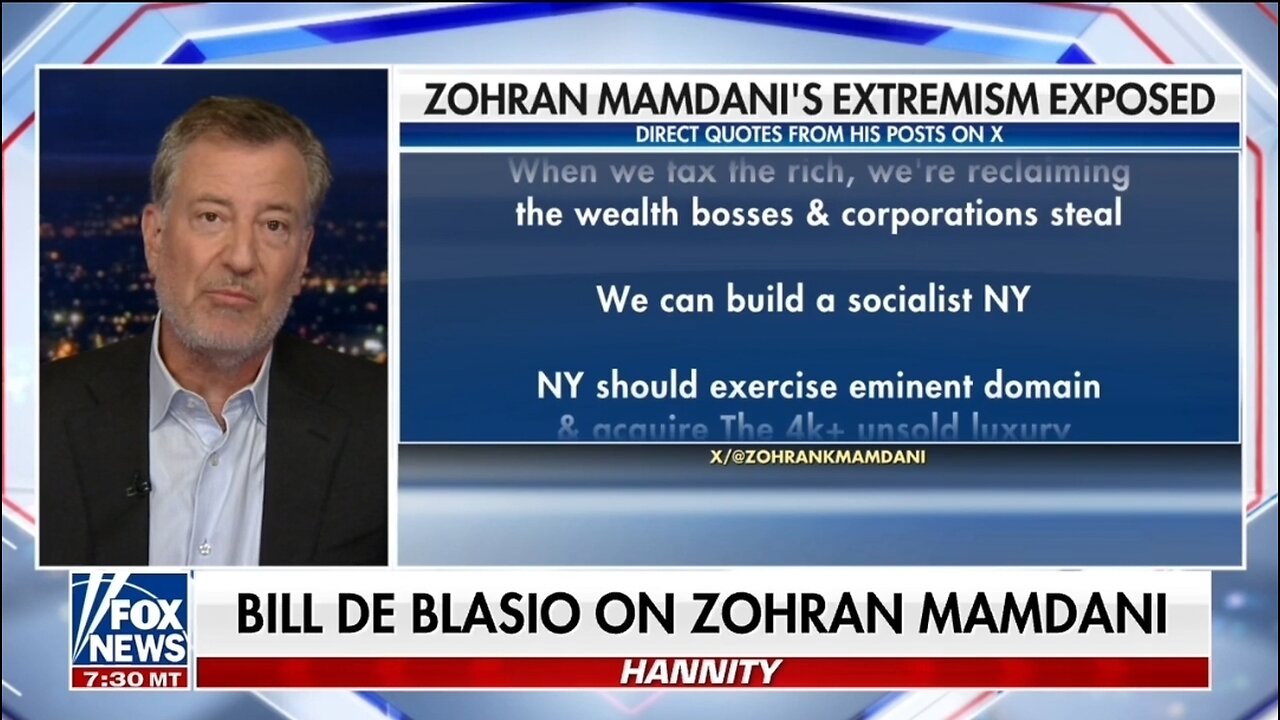 Bill de Blasio to Dems: Be Like Mamdani