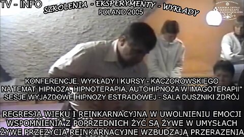 REGRESJA WIEKU I REINKARNAYCJNA W UWOLNIENIU EMOCJI WSPOMNIENIA Z POPRZEDNICH ZYĆ SĄ ŻYWE W UMYSŁACH