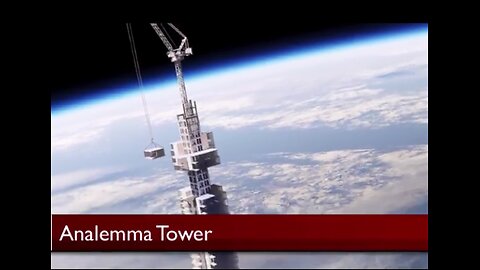Analemma Tower - A space-suspended skyscraper hanging from an asteroid