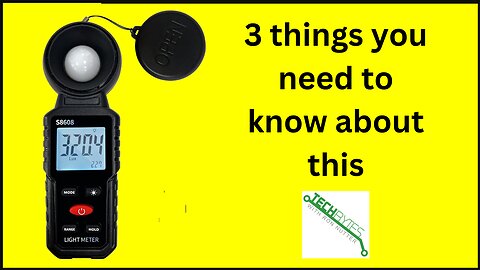 3 Things to know about the Soonkoda Digital Illuminance Light Meter Tester