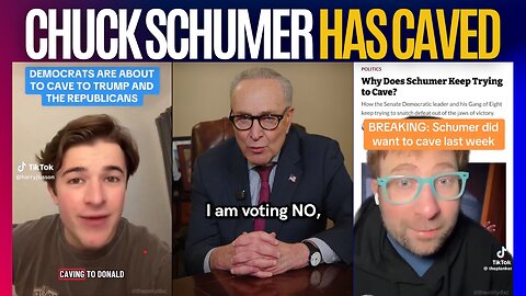 Senate Advances Deal to Reopen Government | Chuck Schumer Caved