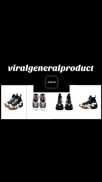 🛒Converse UNISEX RUN STAR MOTION BLACK/WHITE/GUM HONEY