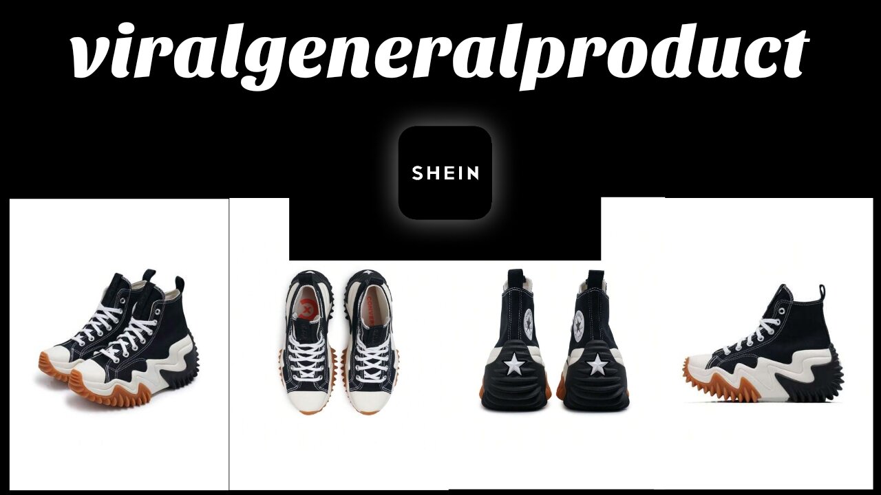 🛒Converse UNISEX RUN STAR MOTION BLACK/WHITE/GUM HONEY